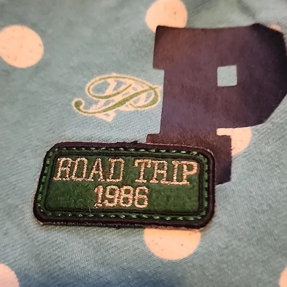 Y2K PINK VS Road Trip/Ski Bunnies Patch Shorty Shorts. Size: S - Picture 9 of 12